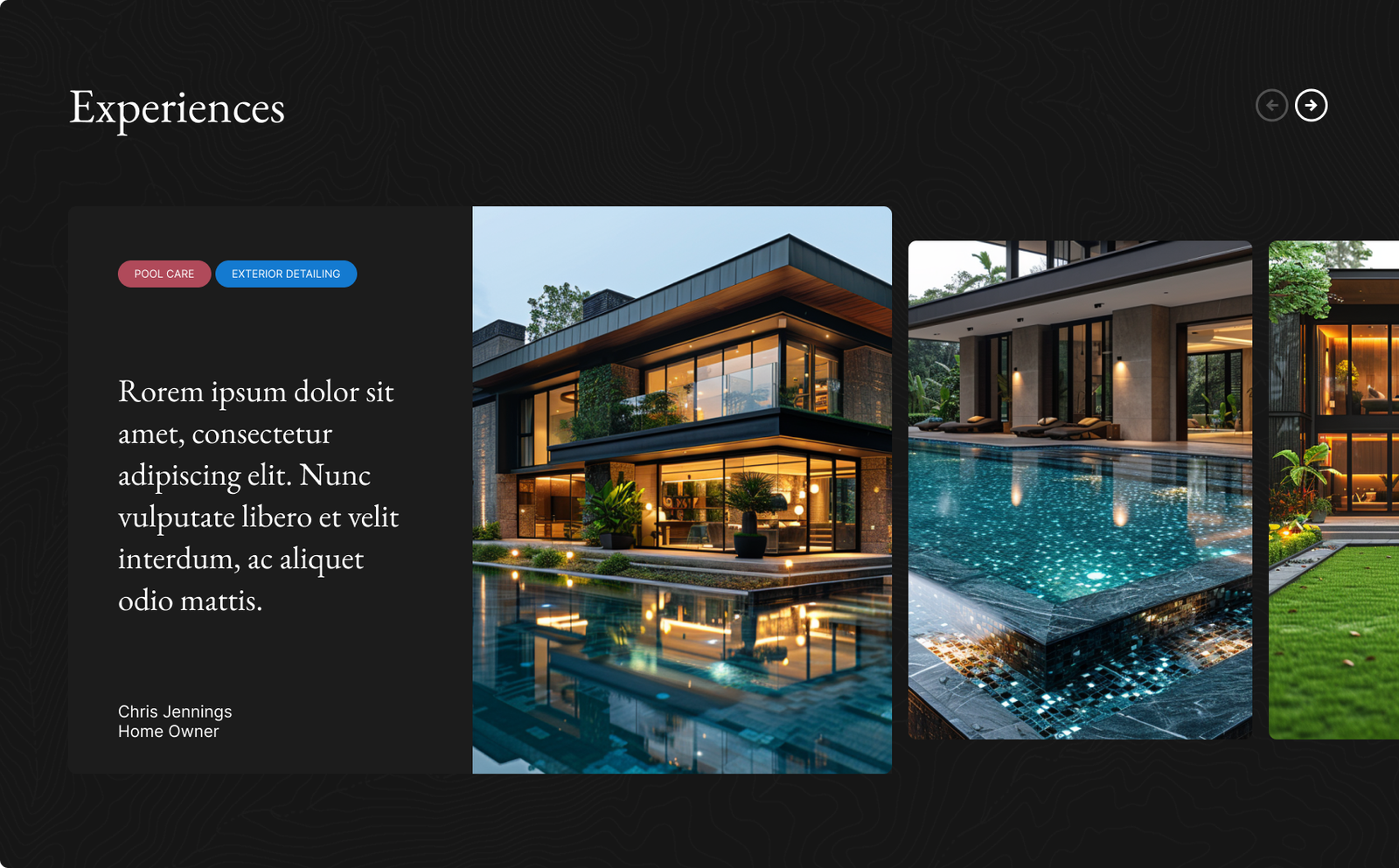 Cerv — Experiences