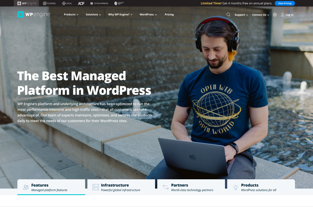 WP Engine — Platform Header